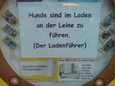 Ein Tier führte das andere